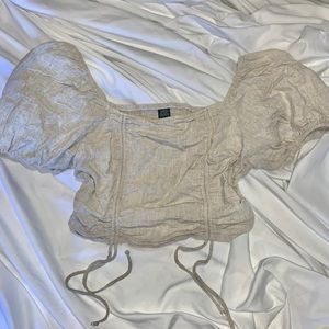 🦄 Wild Fable Ruched Puff Sleeve Milkmaid Top 🦄